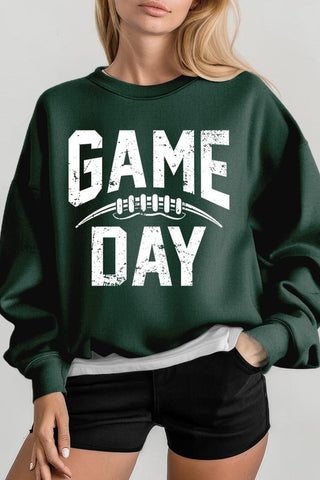 Game Day Football Fleece Sweatshirt *Online Only* - Premium clothing at Lonnys NY - Just $65! Shop Womens clothing now