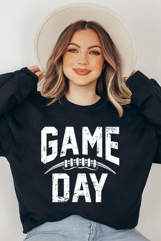 Game Day Football Fleece Sweatshirt *Online Only* - Premium clothing at Lonnys NY - Just $65! Shop Womens clothing now