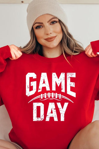 Game Day Football Fleece Sweatshirt *Online Only* - Premium clothing at Lonnys NY - Just $65! Shop Womens clothing now