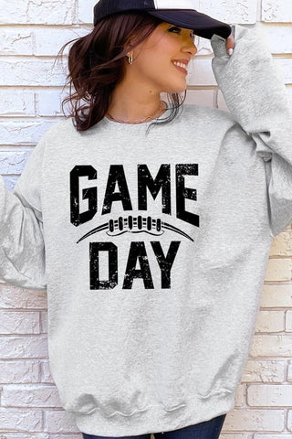 Game Day Football Fleece Sweatshirt *Online Only* - Premium clothing at Lonnys NY - Just $65! Shop Womens clothing now