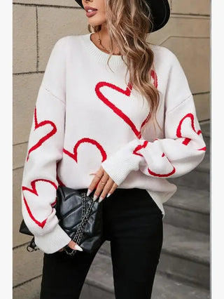Heart sweater *Online Only* - Premium clothing at Lonnys NY - Just $63! Shop Womens clothing now