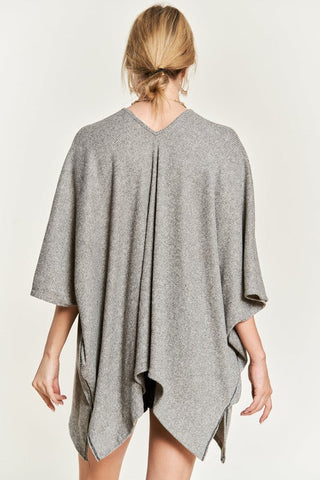 VNECK PONCHO TOP *Online Only* - Premium  at Lonnys NY - Just $65! Shop Womens clothing now