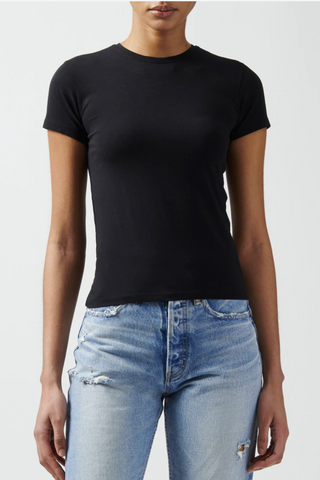 ATM Pima Cotton Baby Tee - Premium Shirts & Tops at Lonnys NY - Just $125! Shop Womens clothing now