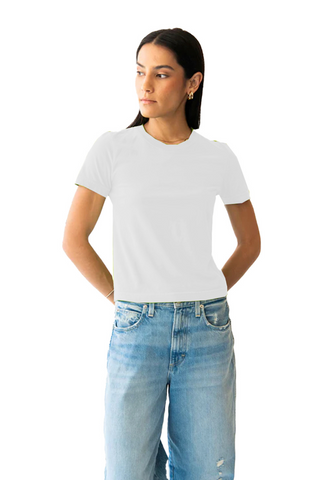 MANTRA Taylor Fitted Tee - Premium Shirts & Tops at Lonnys NY - Just $64! Shop Womens clothing now