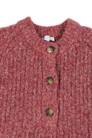 Melange Half Button Sweater *Online Only* - Premium clothing at Lonnys NY - Just $48! Shop Womens clothing now