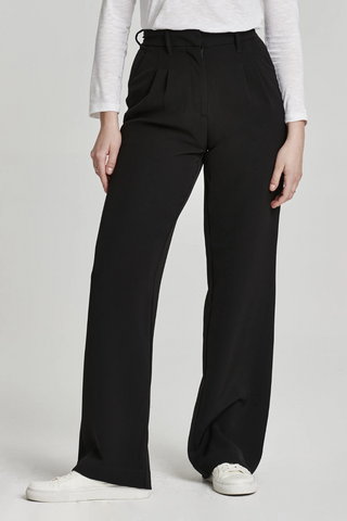 Another Love Adelaide High Rise Wide Leg Pant Black - Premium pants at Lonnys NY - Just $90! Shop Womens clothing now