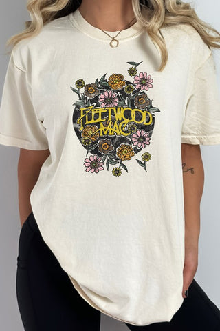 Retro Fleetwood Mac Comfort Colors Graphic Tee *Online Only* - Premium Shirts & Tops at Lonnys NY - Just $60! Shop Womens clothing now