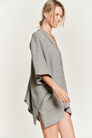 VNECK PONCHO TOP *Online Only* - Premium  at Lonnys NY - Just $65! Shop Womens clothing now