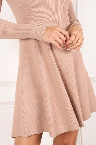 Knitted fit and flare dress *Online Only* - Premium  at Lonnys NY - Just $32.45! Shop Womens clothing now