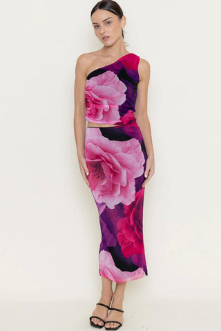 61 Jane Ruched Floral Top