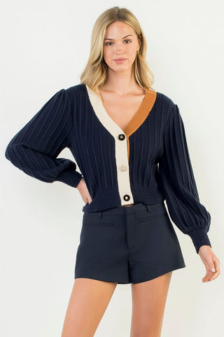 61 Jane Balloon Sleeve Cardigan