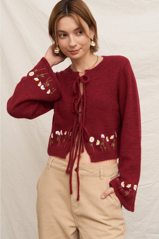 61 Jane Floral Embroidered Cardigan