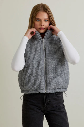 61 Jane Knit Puffer Vest