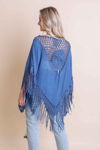 Crochet Medallion Tassel Cover Up *Online Only* - Premium cover ups at Lonnys NY - Just $55! Shop Womens clothing now