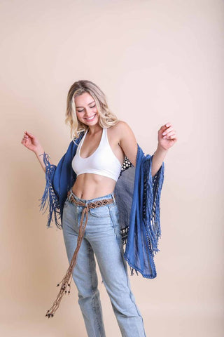 Crochet Medallion Tassel Cover Up *Online Only* - Premium cover ups at Lonnys NY - Just $55! Shop Womens clothing now