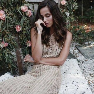 Cayetana Lace Up Beach Cover Up Dress *Online Only* - Premium  at Lonnys NY - Just $135! Shop Womens clothing now
