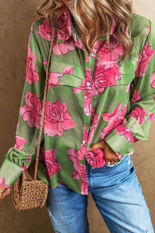 Rosy Long Sleeve Shirt  *Online Only* - Premium  at Lonnys NY - Just $93! Shop Womens clothing now