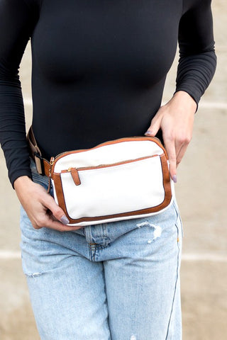 Presly Vegan Leather Everywhere Sling Belt Bag *Online Only* - Premium clothing at Lonnys NY - Just $43! Shop Womens clothing now