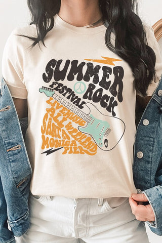Summer Rock Festival Live Music Tee *Online Only* - Premium Shirts & Tops at Lonnys NY - Just $43! Shop Womens clothing now