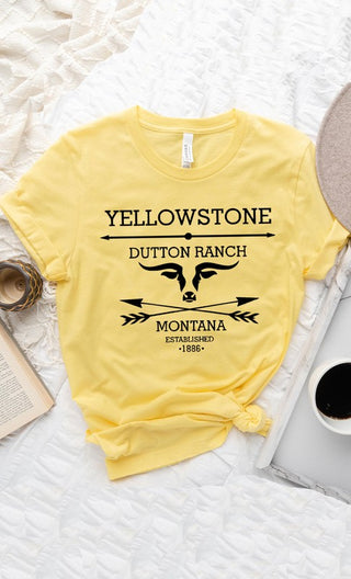 Yellowstone Dutton Ranch Montana Tee *Online Only* - Premium clothing at Lonnys NY - Just $44! Shop Womens clothing now
