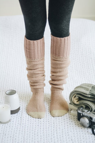 Knitted Lounge Socks *Online Only* - Premium clothing at Lonnys NY - Just $28! Shop Womens clothing now
