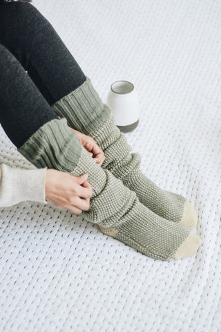 Knitted Lounge Socks *Online Only* - Premium clothing at Lonnys NY - Just $28! Shop Womens clothing now