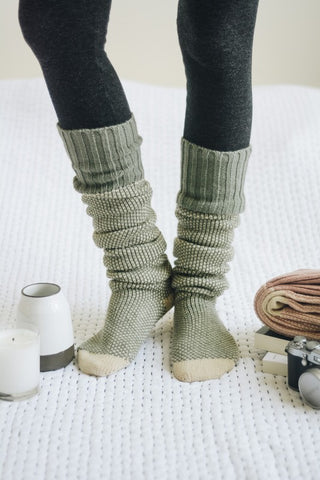 Knitted Lounge Socks *Online Only* - Premium clothing at Lonnys NY - Just $28! Shop Womens clothing now