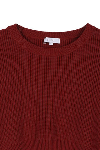 Ribbed Knit Crop Top and Skirt *Online Only* - Premium clothing at Lonnys NY - Just $55! Shop Womens clothing now