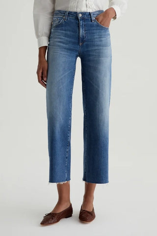 AG Saige Wide Leg Cropped Jeans - Premium clothing at Lonnys NY - Just $235! Shop Womens clothing now