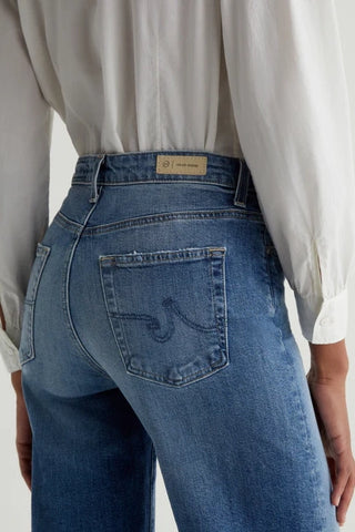 AG Saige Wide Leg Cropped Jeans - Premium clothing at Lonnys NY - Just $235! Shop Womens clothing now