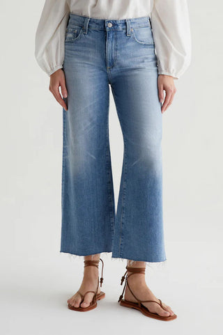 AG Saige Wide Leg Crop Jeans - Premium Jeans at Lonnys NY - Just $245! Shop Womens clothing now