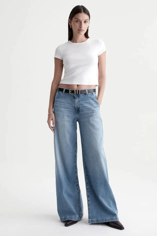 AG Stella Low Slung Palazzo Jeans - Premium Jeans at Lonnys NY - Just $235! Shop Womens clothing now