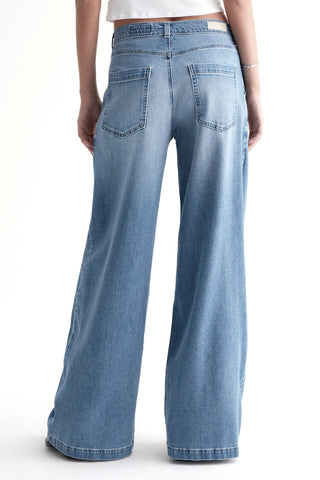 AG Stella Low Slung Palazzo Jeans - Premium Jeans at Lonnys NY - Just $235! Shop Womens clothing now