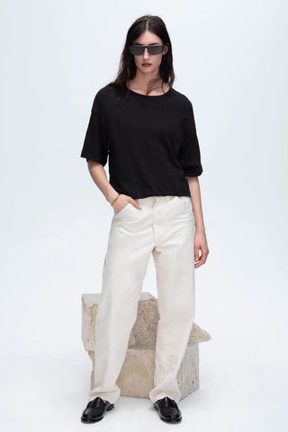 ATM Slub Jersey Crew Neck Tee - Premium clothing at Lonnys NY - Just $95! Shop Womens clothing now