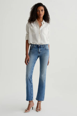 AG Denim Angel Low Rise Bootcut Jeans - Premium clothing at Lonnys NY - Just $245! Shop Womens clothing now