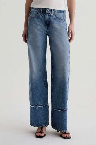AG Adria Wide Leg Low Rise Jeans