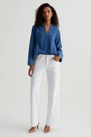 AG Jeans Adria Wide Leg Jeans - Premium clothing at Lonnys NY - Just $235! Shop Womens clothing now