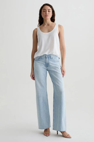 AG Adria Wide Leg Sunfaded Jeans - Premium clothing at Lonnys NY - Just $245! Shop Womens clothing now
