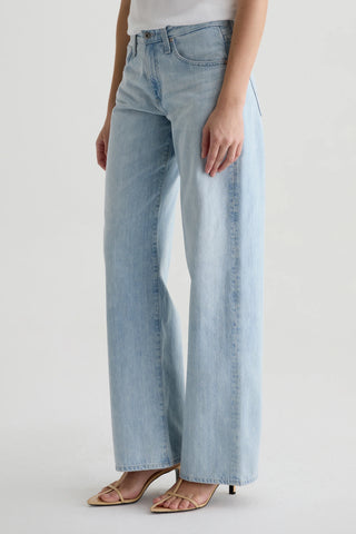 AG Adria Wide Leg Sunfaded Jeans - Premium clothing at Lonnys NY - Just $245! Shop Womens clothing now