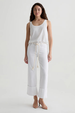 AG Saige Wide Leg Crop Cuffed Jeans - Premium clothing at Lonnys NY - Just $245! Shop Womens clothing now