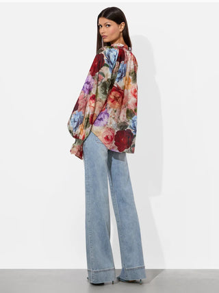 Alice + Olivia Norah Peasant Blouse
