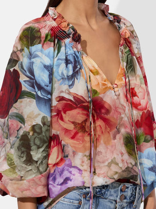 Alice + Olivia Norah Peasant Blouse