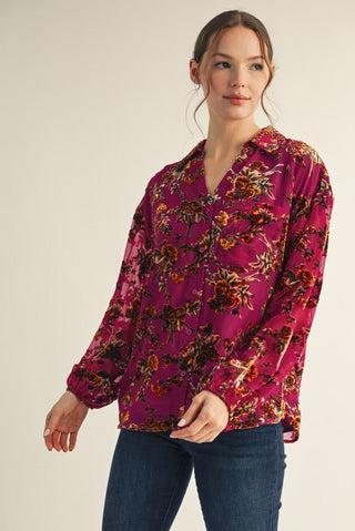 American Poet Velvet Jacquard Shirt