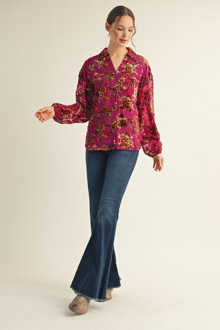 American Poet Velvet Jacquard Shirt