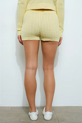 American Poet Cable Knit Shorts - Premium clothing at Lonnys NY - Just $44! Shop Womens clothing now