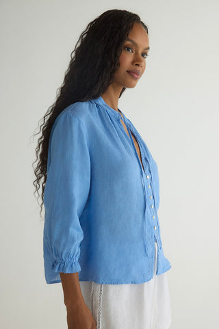 Bella Dahl TIe Neck Button Blouse - Premium clothing at Lonnys NY - Just $150! Shop Womens clothing now