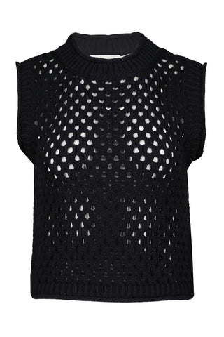 Bishop & Young Open Weave Shell Tank Top