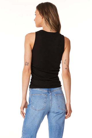 Bobi Shirred Crewneck Tank - Premium clothing at Lonnys NY - Just $50! Shop Womens clothing now