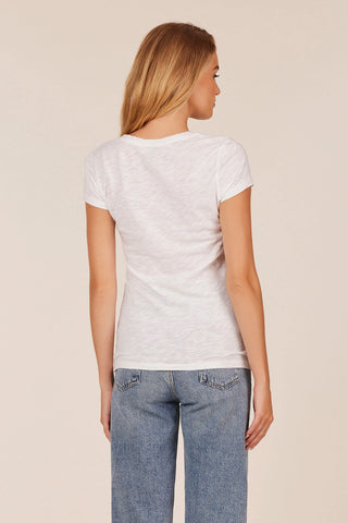 Bobi Fitted V Neck Tee