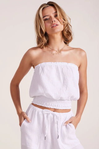 Bobi Smocked Tube Top - Premium clothing at Lonnys NY - Just $80! Shop Womens clothing now